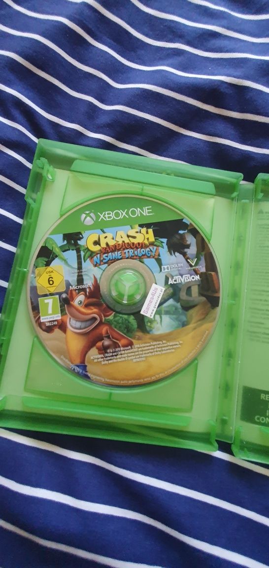 Crash Bandicoot N Sane Trilogy na X Box One