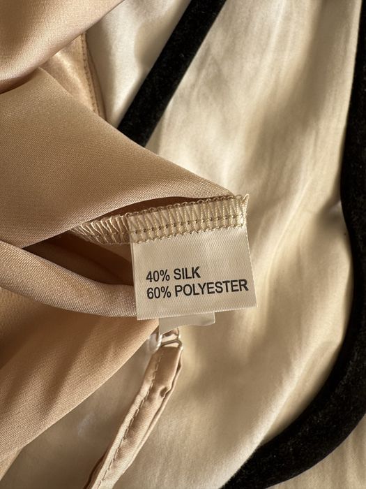 Вечернее шелковое платье