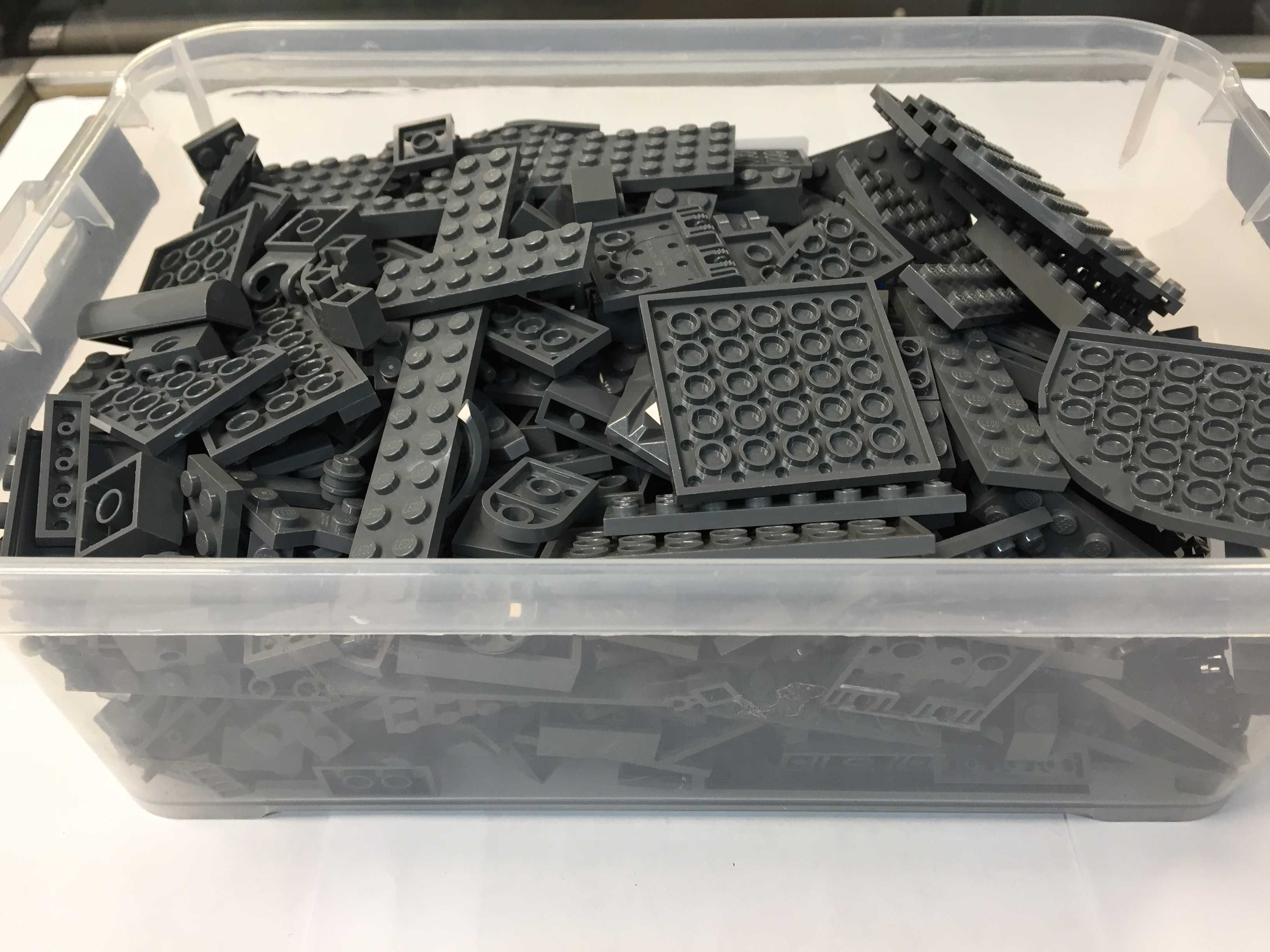 Lego klocki oryginalne Dark Bluish Gray  / szary ciemny mix