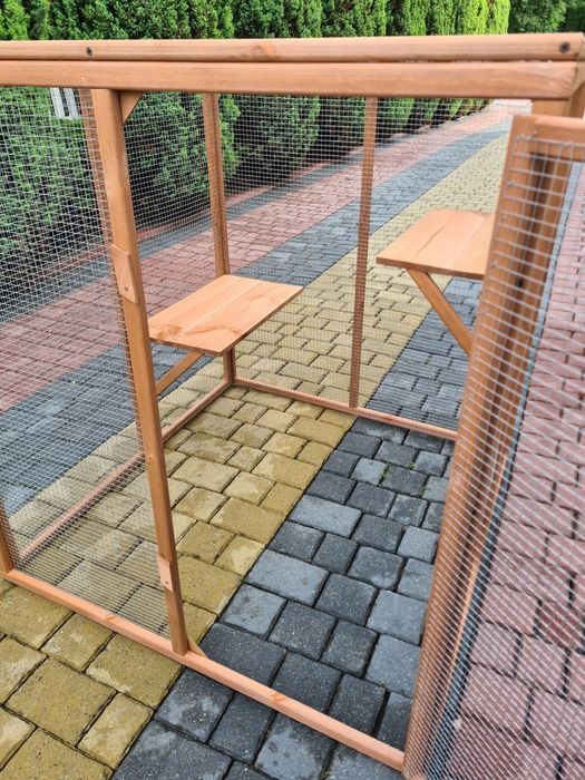 Wybieg klatka dla KOTA woliera dla papug kojec dla zwierząt kur kaczek