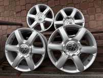 Oryginalne felgi VW 4 sztuki srebrne Volkswagen T5 T6 7,5J 17" ET55