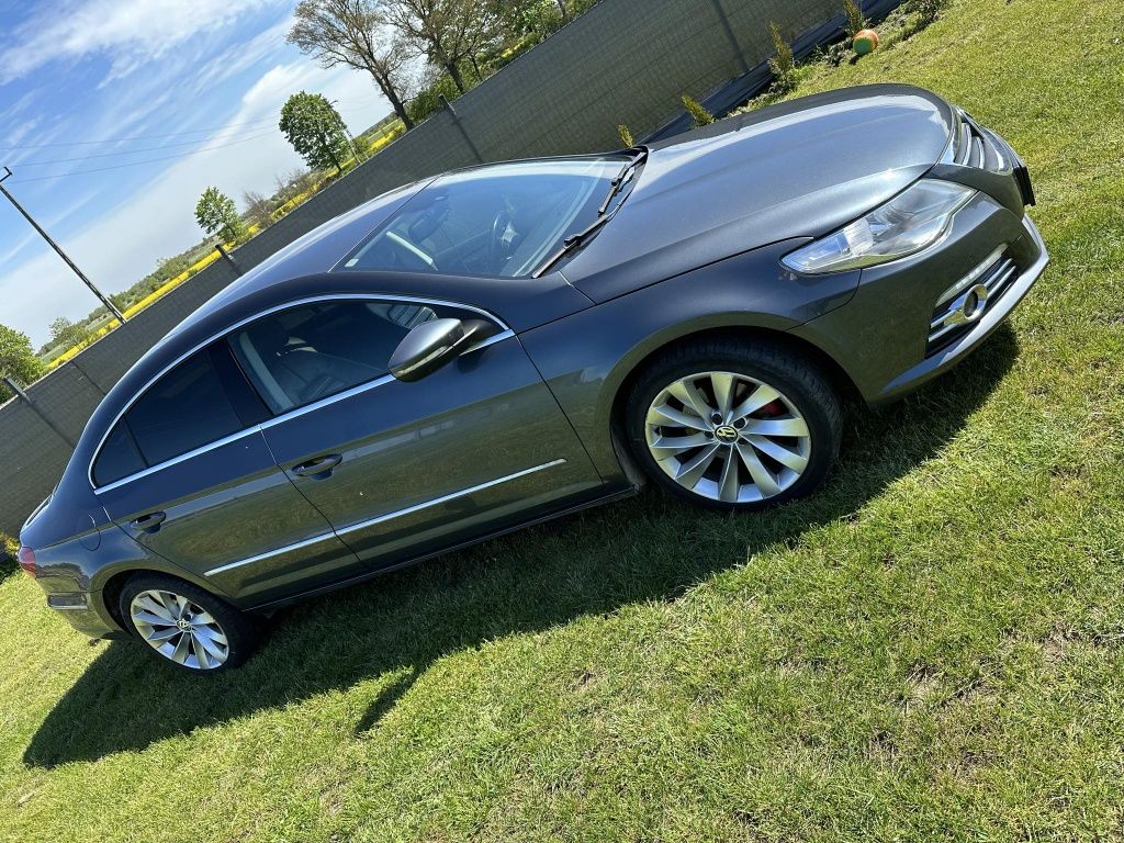 VW Passat CC 2008  170 km diesel 2.0 skrzynia dsg auto beż wkładu