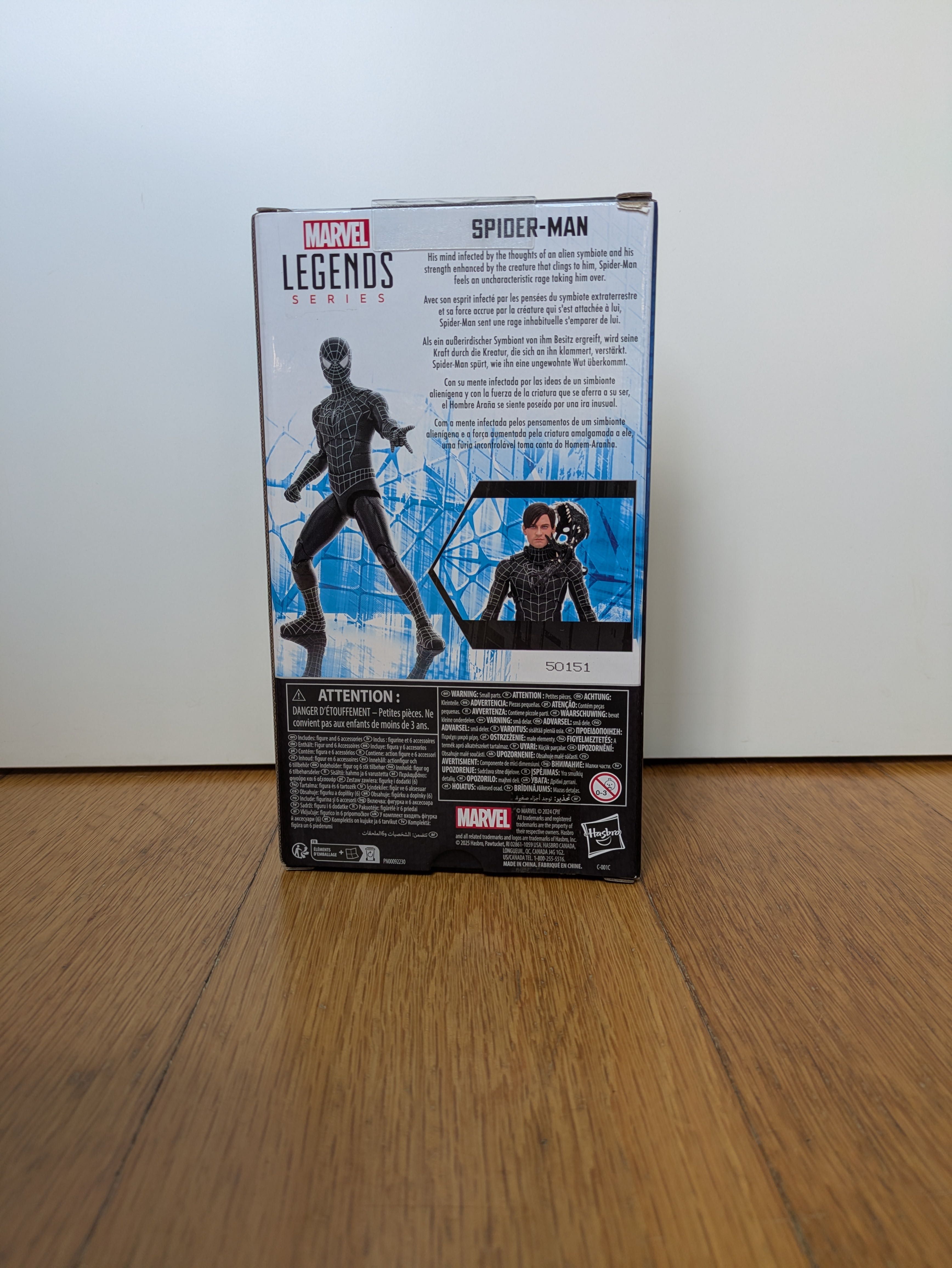 Black Spider Man Marvel legends