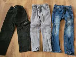 Cena za zestaw jeansy rurki skiny 116 zara kaphal