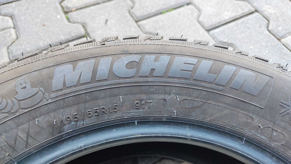 4x 195/65R15 Michelin Alpin 5 Zima Używane FV Siedlce