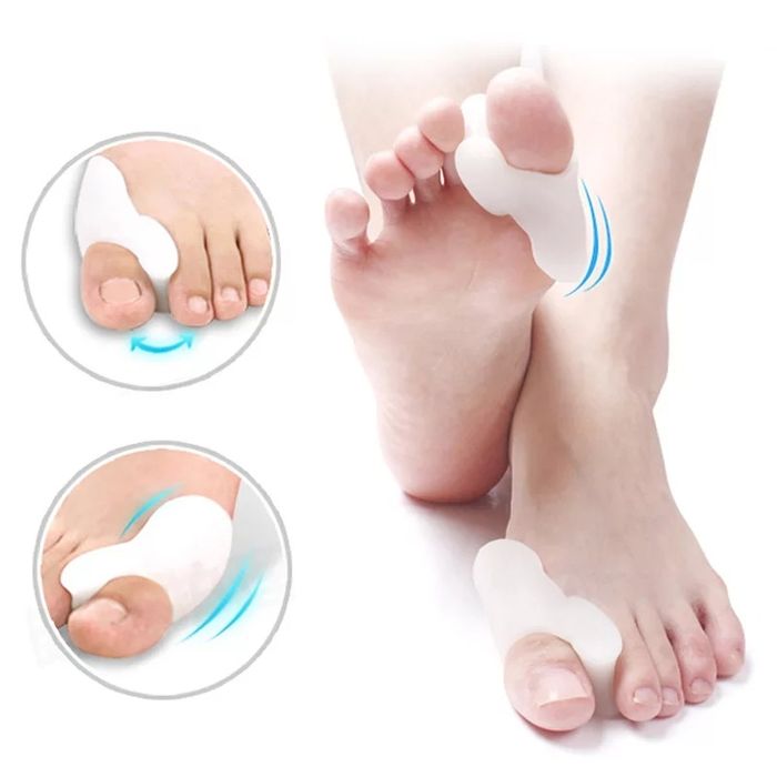 Protecção dedo pé, dedal ortopédico em silicone, gel, calos