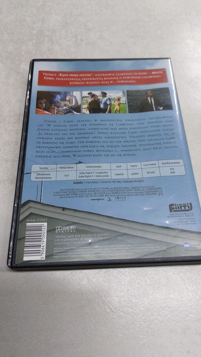 Poważny człowiek. Dvd