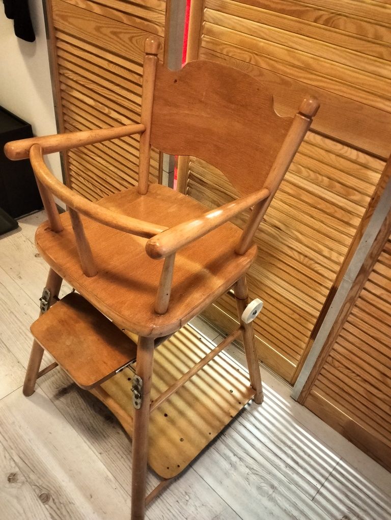 Retro, PRL , krzesło dwufunkcyjne