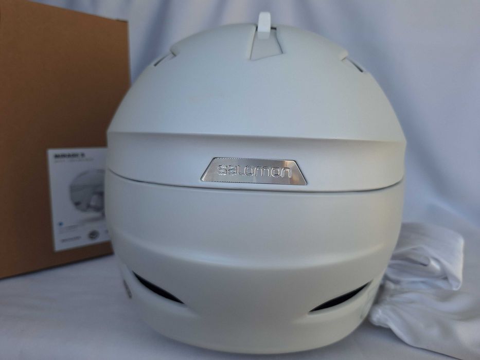 Kask narciarski Salomon Mirage S White Universal Mid Blue M 56-59cm