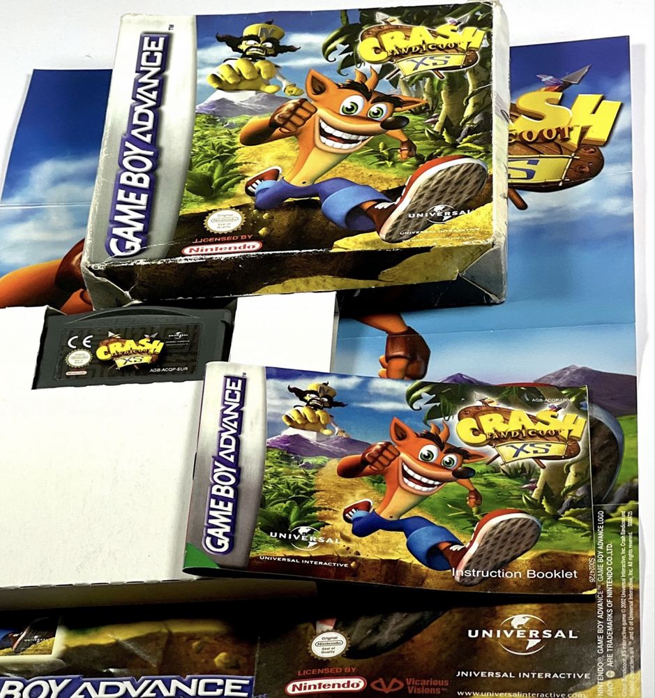 Crash Bandicoot XS Nintendo Game Boy Advance