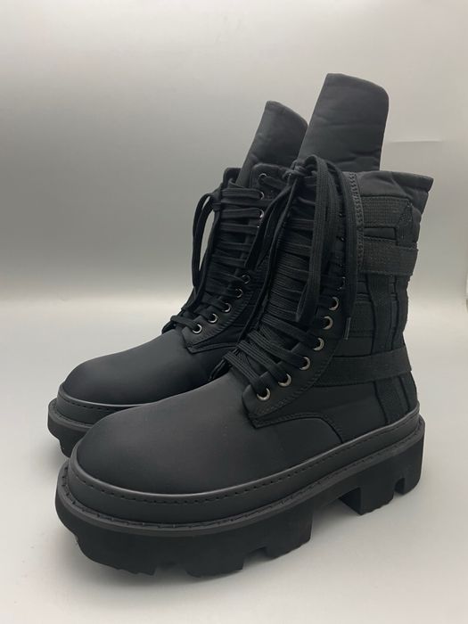 Rick Owens Army Megatooth Ankle Boot Black Drkshdw/Люкс якість!