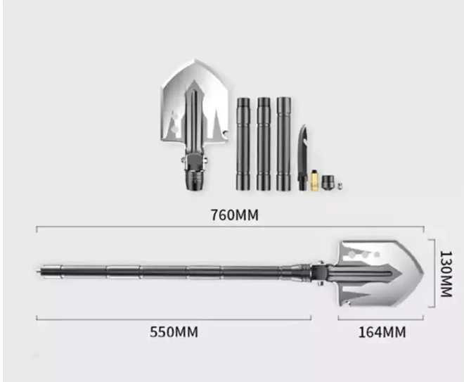 Саперна лопата,турстична багатофункціональна 16в1