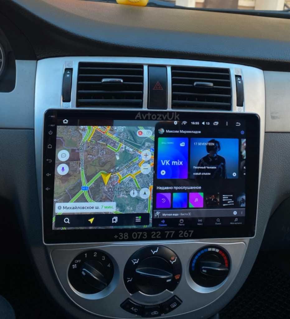 Магнитола LACETTI Chevrolet EPICA NUBIRA Daewoo GENTRA CarPlay Android