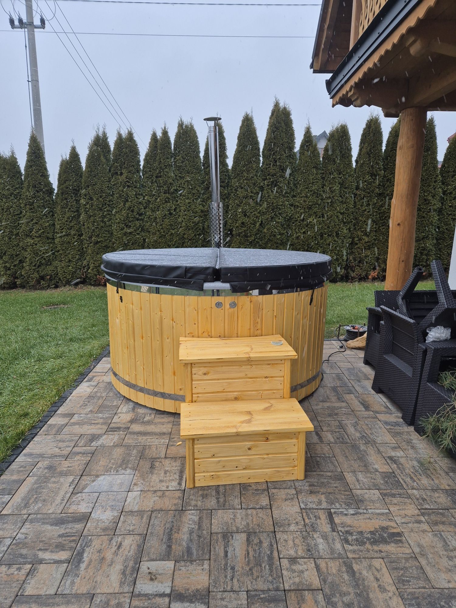 Jacuzzi balia ogrodowa ruska beczka