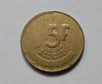 Stara Moneta Belgia 5 Franków z 1993 roku!