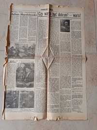 2 strony gazety "Trybuna Ludu" nr 115, sb-ndz, 17-18 maja 1986 r.