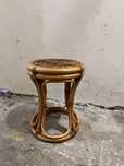 Taboret rattanowy