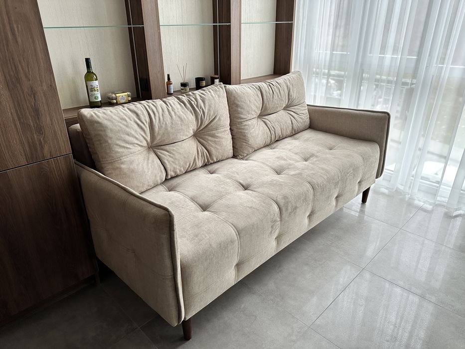 Диван розкладний Oliver Шик Галичина (світло-бежевий)