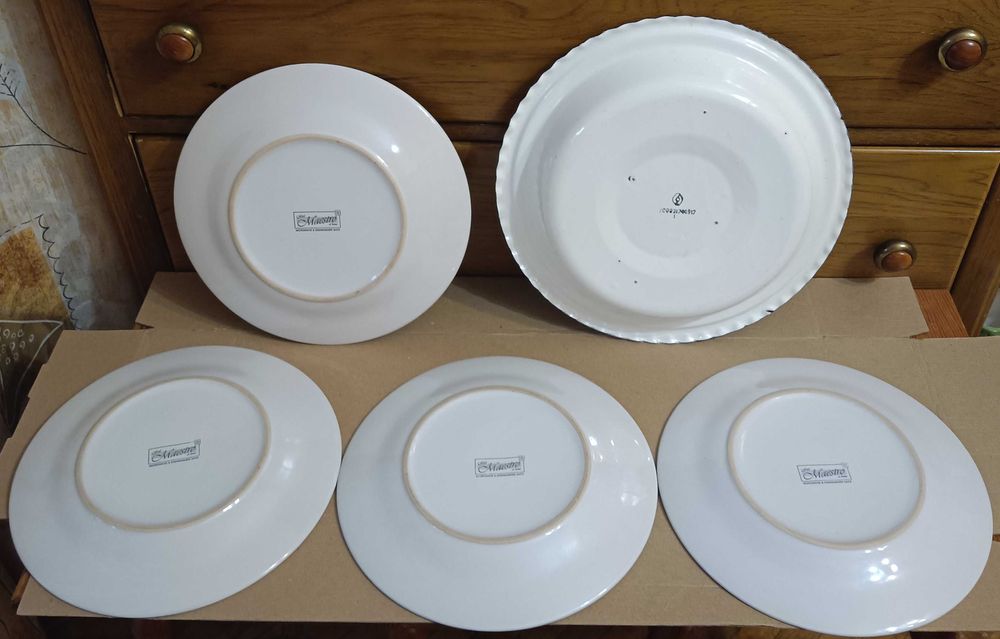 Чашка тарелка Maestro блюдо эмалированое стакан Starbucks Tunnocks