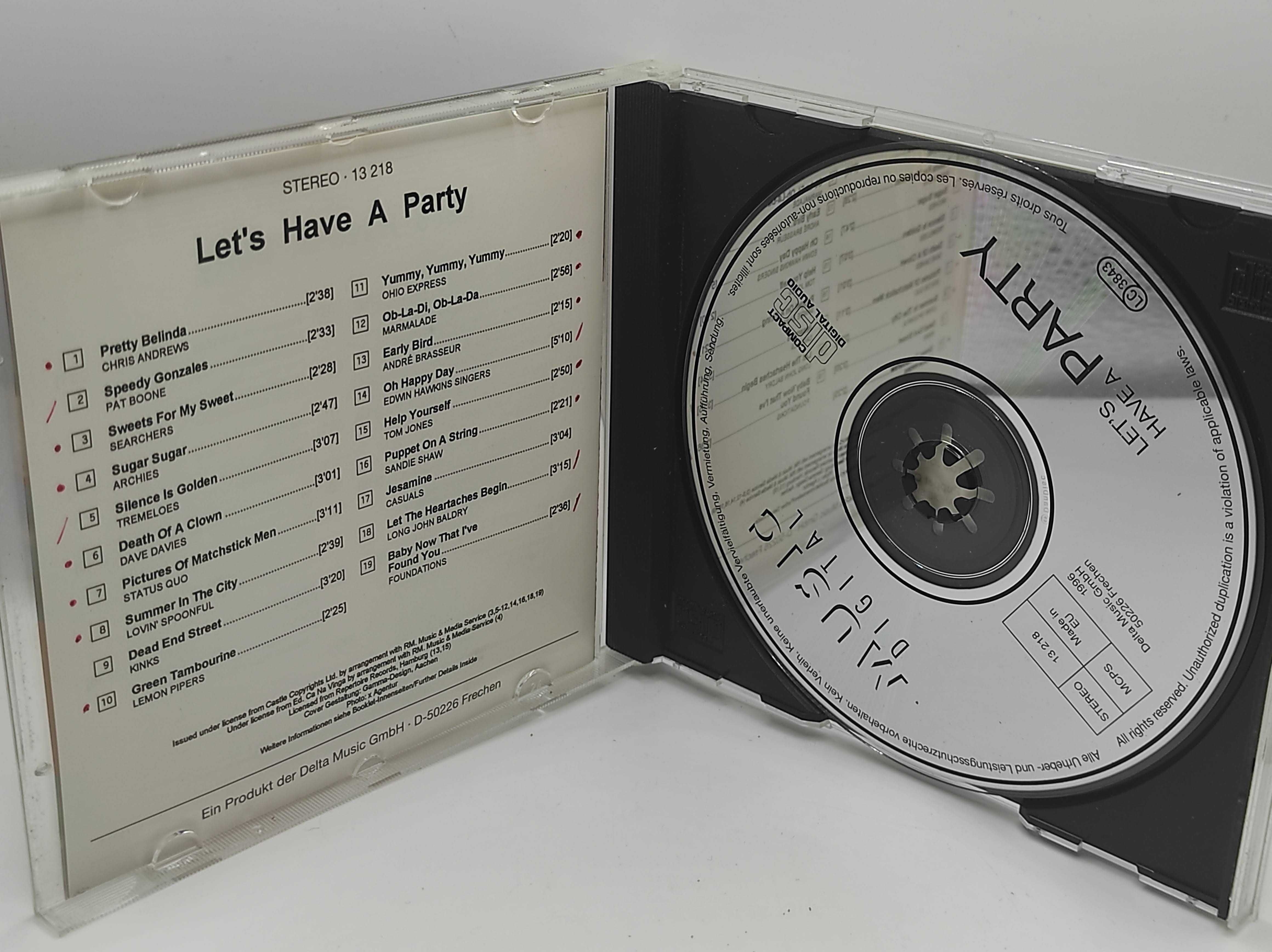 CD muzyka Składanka let's have a party