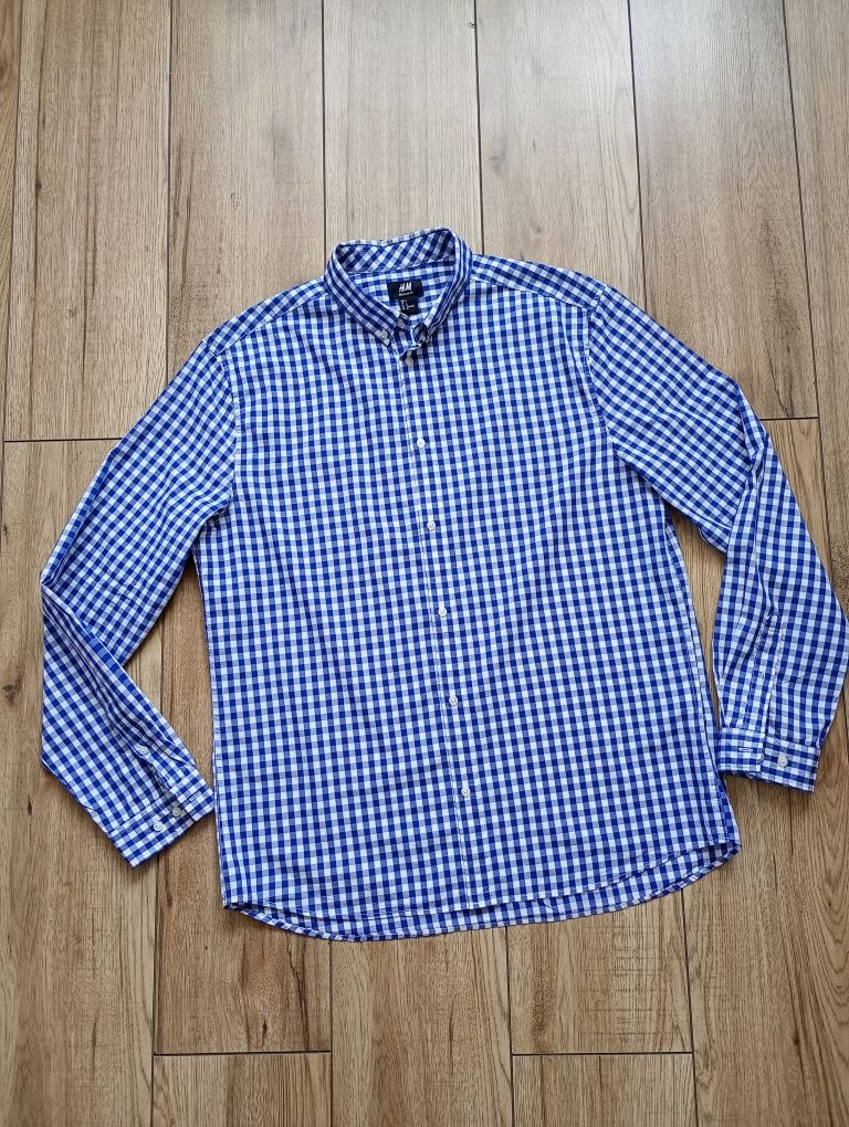 H&M męska lekka koszula L 180