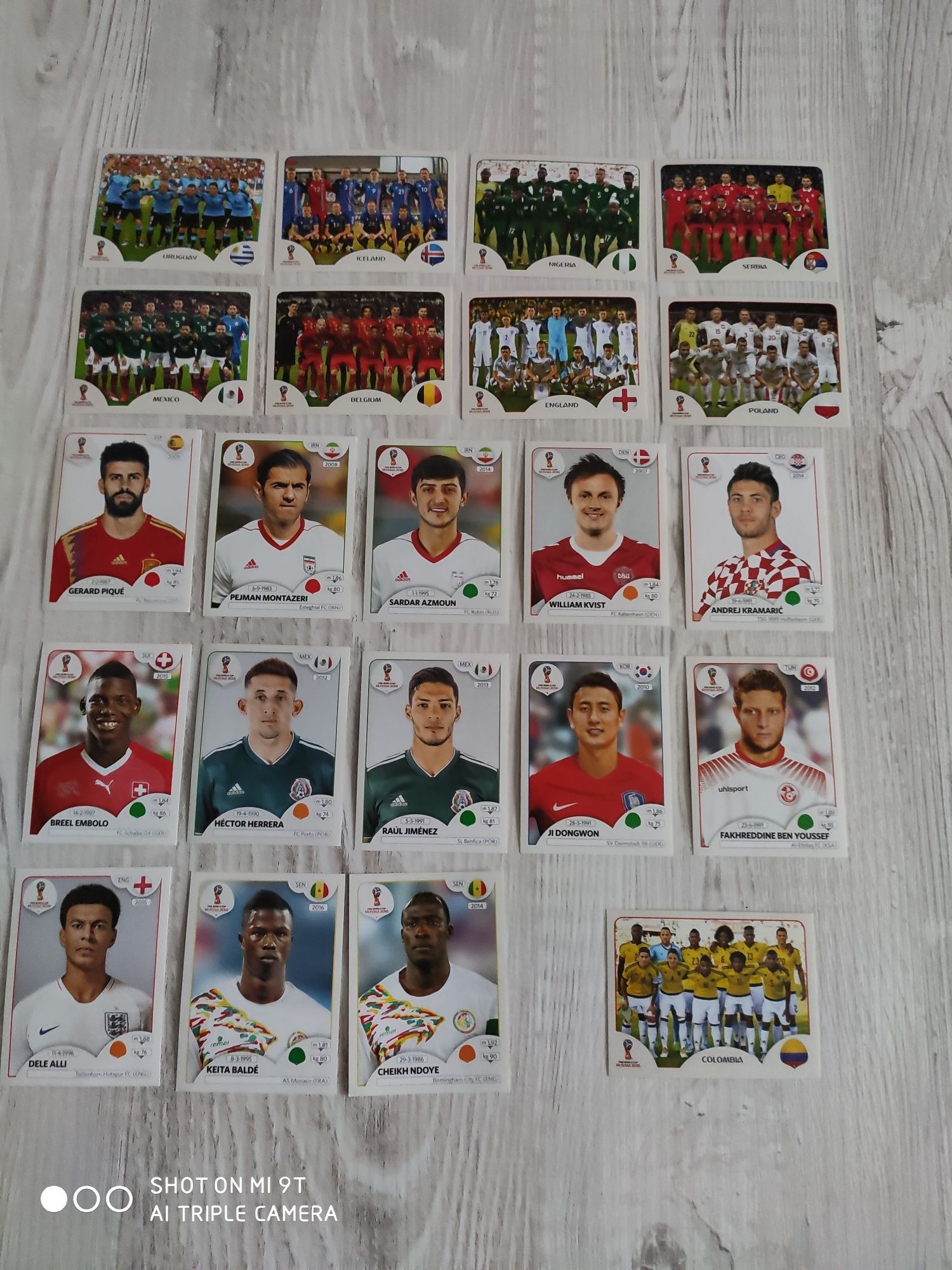 Naklejki piłkarskie Panini FIFA World Cup 2018 Russia