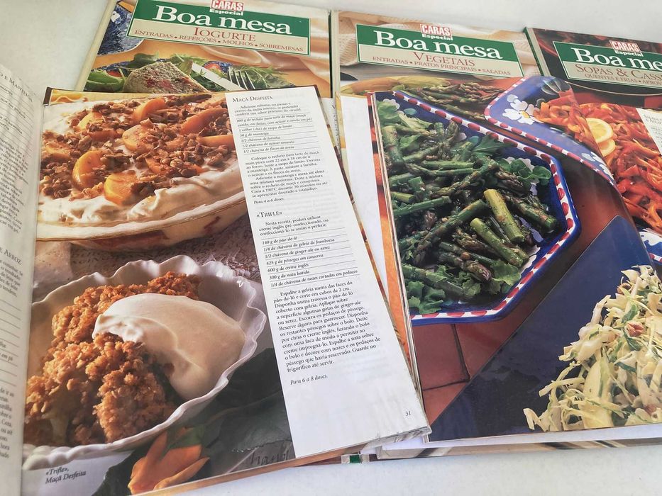 6 Livros 'Boa Mesa' com Receitas