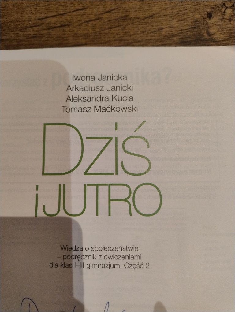 Dziś i jutro podręcznik
