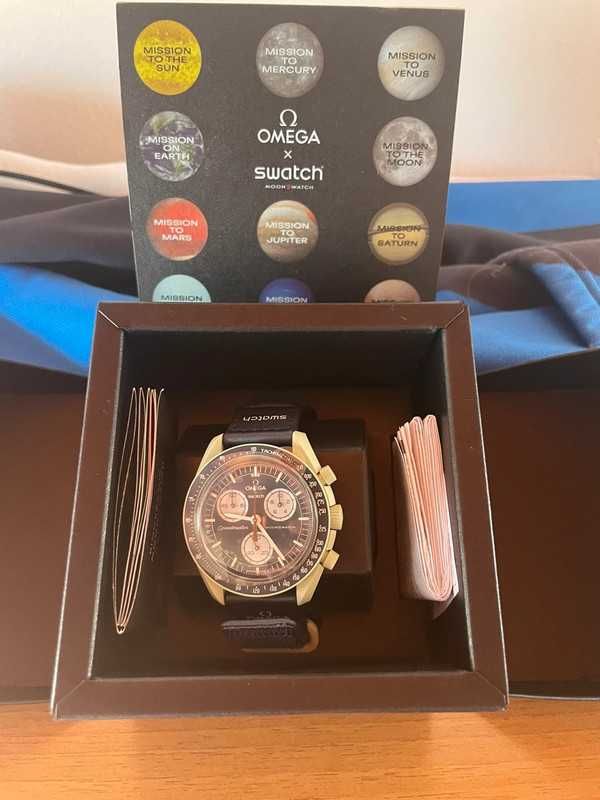 Omega x Swatch Edycja Lim. Misja do Ziemi: Czerwony Kosmos Teraz