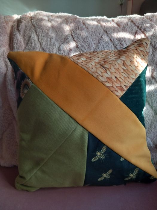 Poszewka patchwork patchworkowa