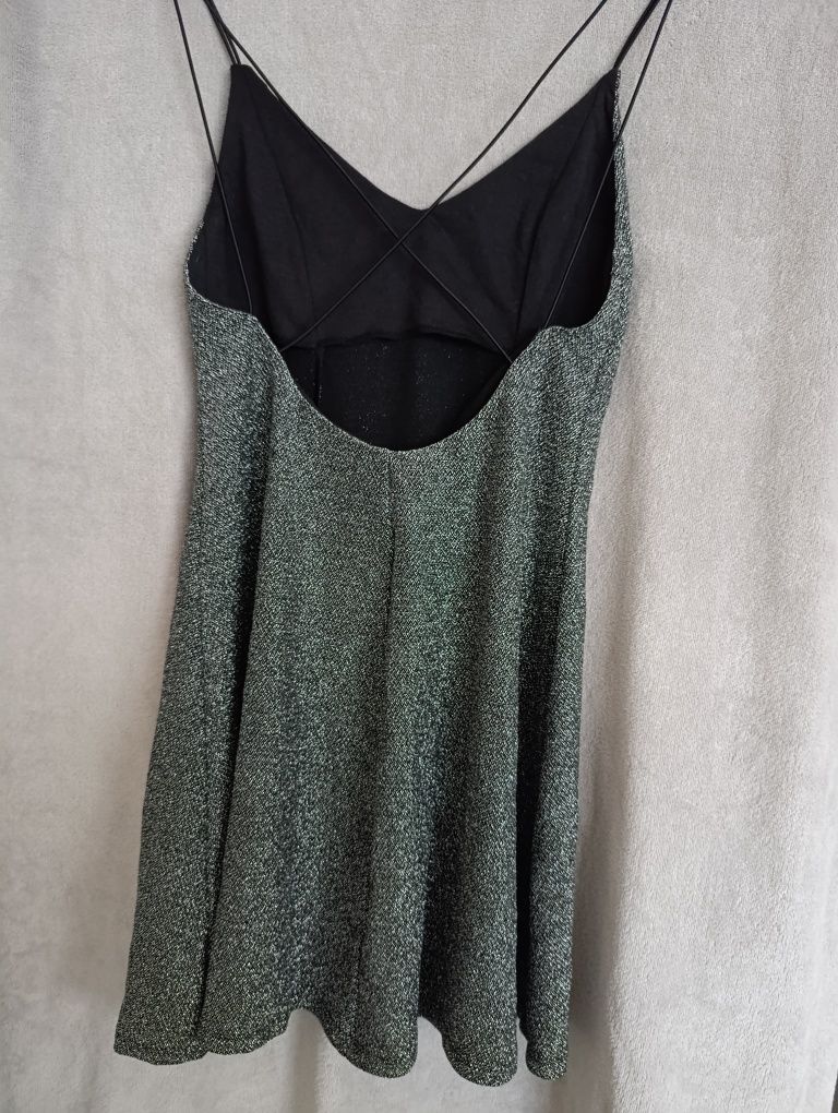 Sukienka błyszcząca h&m