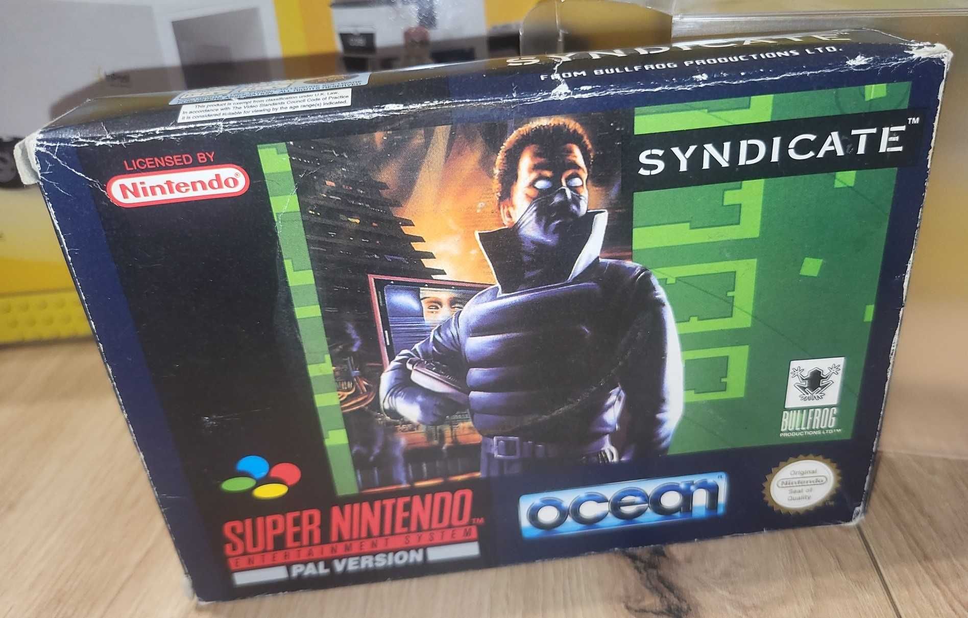 Gra Syndicate - NINTENDO SNES - DB+ stan CIB Komplet +Protektor