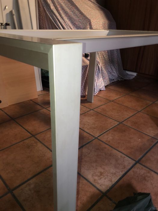 Estrutura de mesa em aluminio