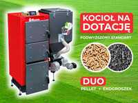 Piec, kocioł C.O. Ekopel 15 kW DUO na PELLET + ekogroszek 5 KLASA