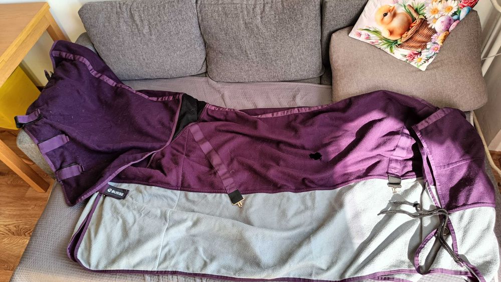 Derka polarowa z kapturem Busse Comfort Plus 155 cm