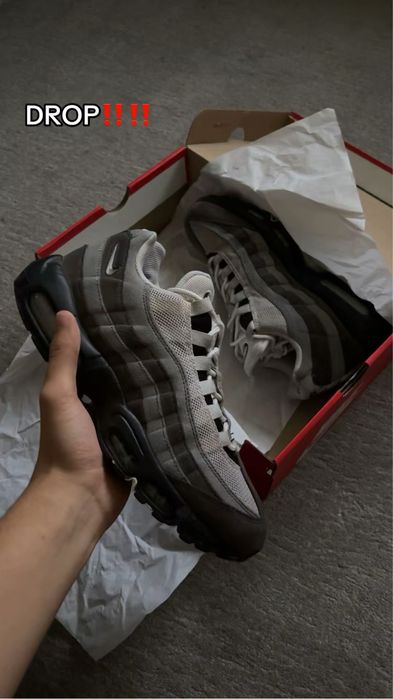 Nike Air Max 95 Jewel Swoosh Grey Used No Box Size 42