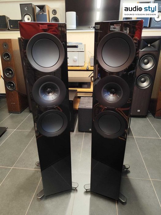 KEF R7 czarny połysk OUTLET