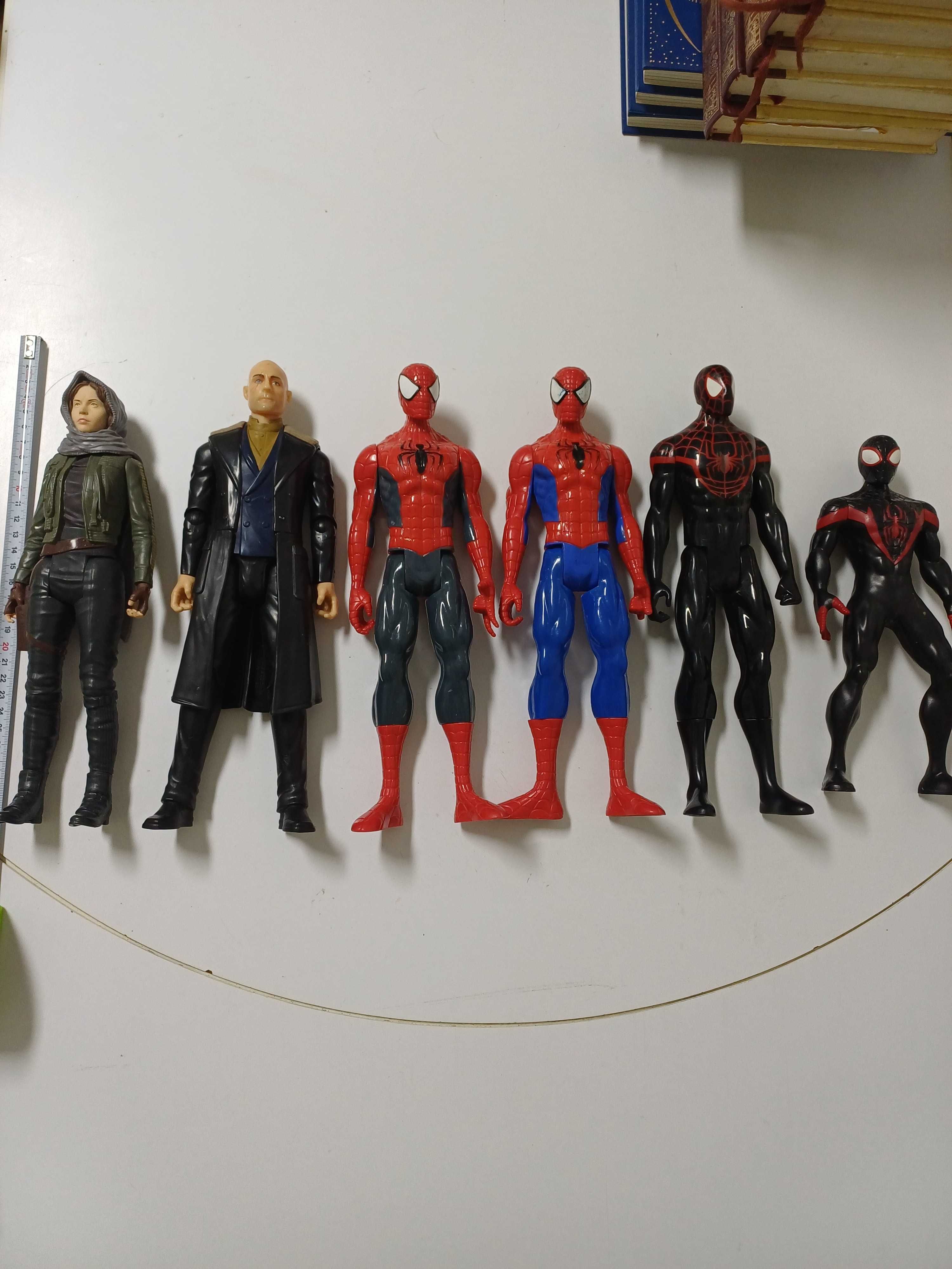 Figuras de Super Heróis - 6 unidades