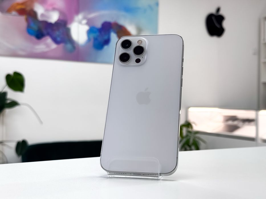 iPhone 12 Pro Max 256 GB Biała Perelka Jak Nowy Sklep Gwarancja