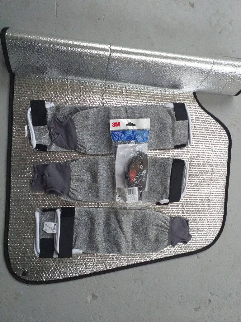 2 pares de manguitos para proteção dos braços resistência ao corte