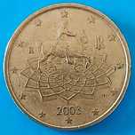 50 Cêntimos de 2003 da Itália