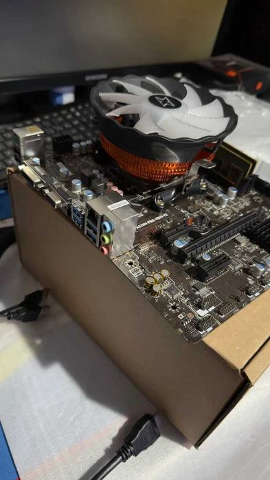 Motherboard MSI A320M Ryzen 5 2600 com 16gb RAm ddr4