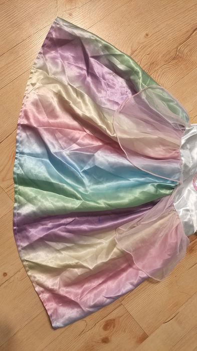 Jednorożec sukienka stroj karnawałowy bal przebranie 110 116