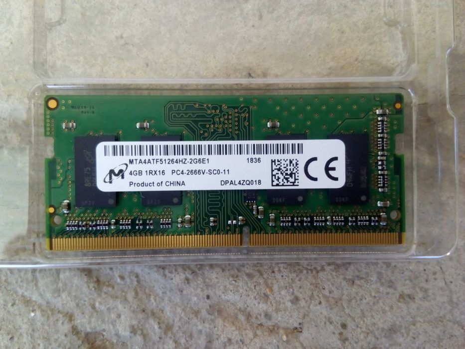 Memoria RAM DDR4 1x4GB PC4-2666MHz para PC Portátil