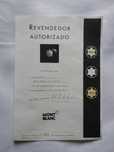 MONTBLANC Certificado de Revendedor Autorizado (Caducado)