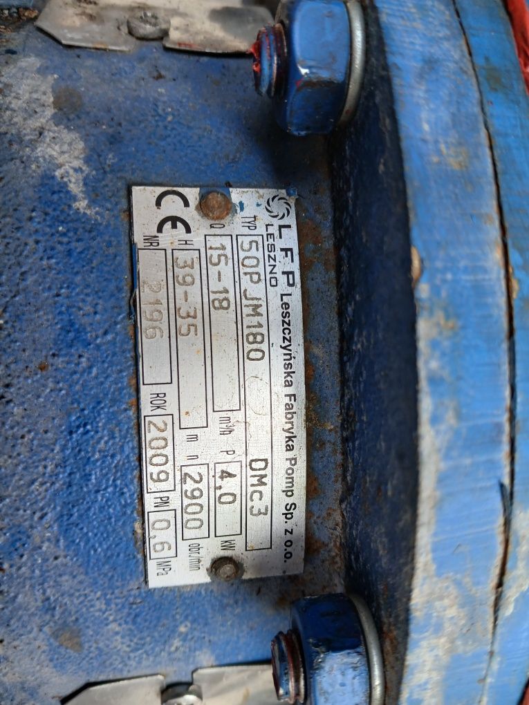 Sprzedam pompę 4 kw