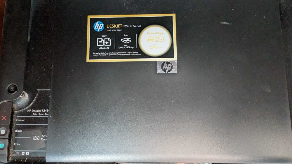 HP Deskjet F2480 Printer (Prints, Copies and Scans)64309853207042121
