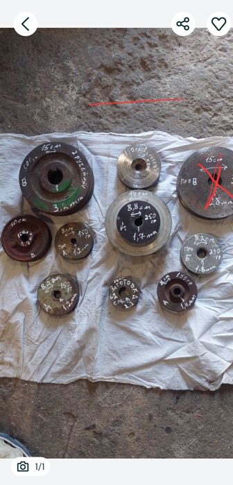 Продам шківи різні