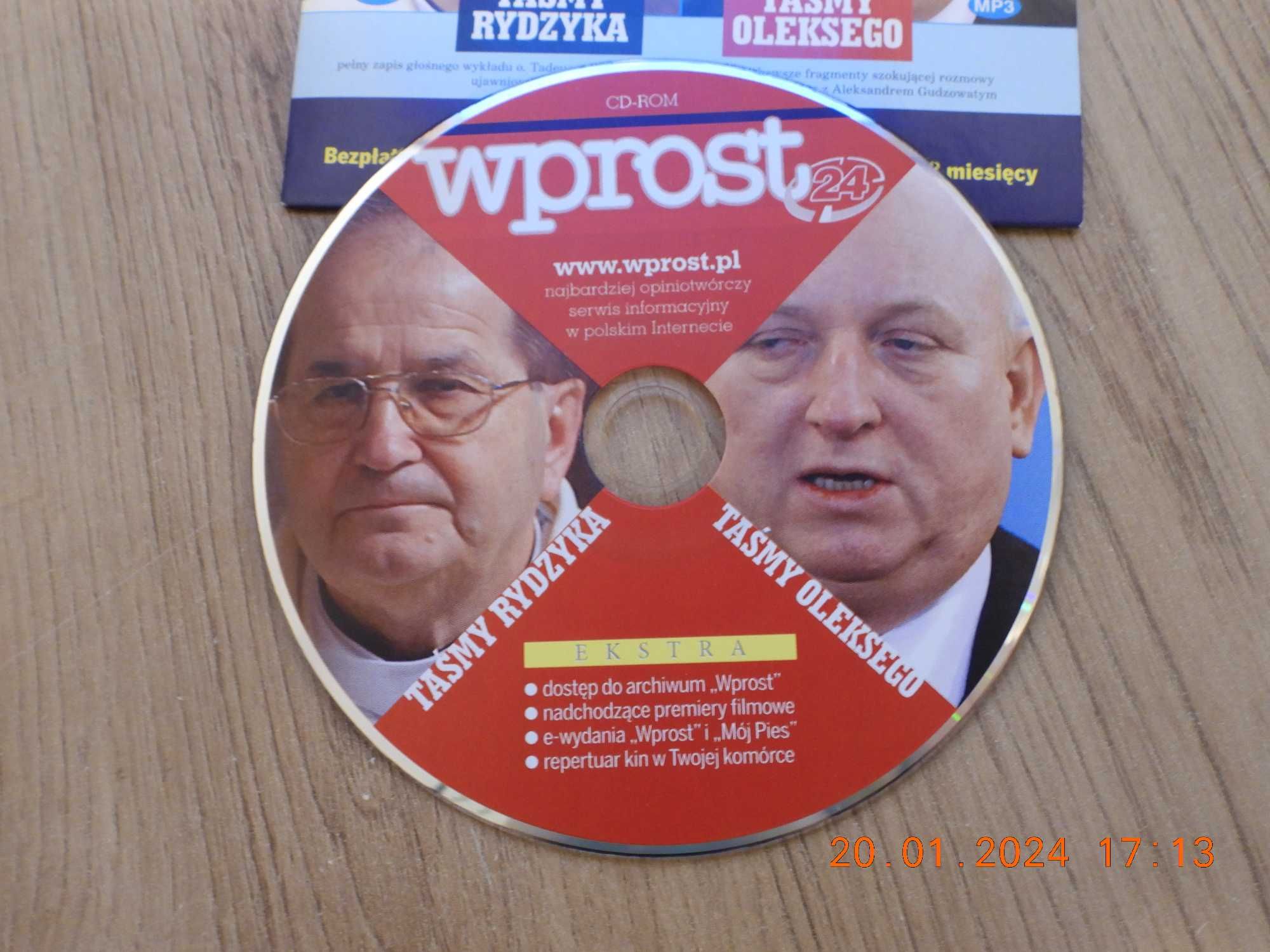 WPROST: Taśmy Rydzyka i Taśmy Oleksego - płyta CD