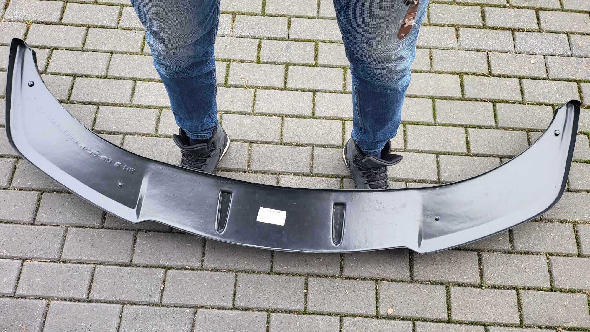 SPLITTER czarny połysk BMW 6 F06 F12 F13 zderzak M-PERFORMANCE 13-15